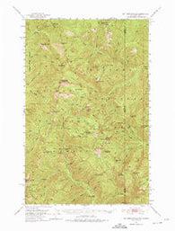 Mt Pend Oreille Idaho Historical topographic map, 1:62500 scale, 15 X 15 Minute, Year 1951