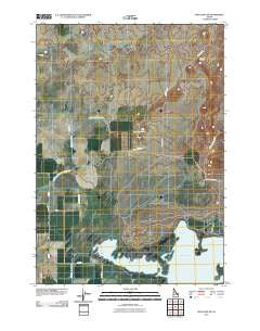 Mud Lake NW Idaho Historical topographic map, 1:24000 scale, 7.5 X 7.5 Minute, Year 2010