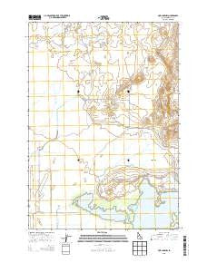 Mud Lake NW Idaho Current topographic map, 1:24000 scale, 7.5 X 7.5 Minute, Year 2013