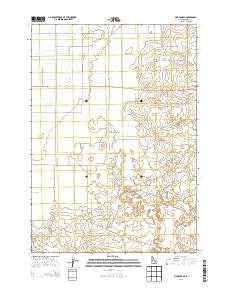 Mud Lake SE Idaho Current topographic map, 1:24000 scale, 7.5 X 7.5 Minute, Year 2013
