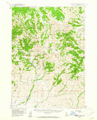 Muldoon Canyon Idaho Historical topographic map, 1:62500 scale, 15 X 15 Minute, Year 1960