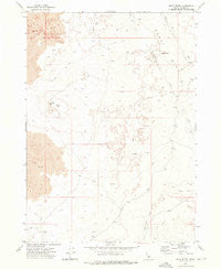 Mule Butte Idaho Historical topographic map, 1:24000 scale, 7.5 X 7.5 Minute, Year 1972