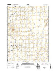 Mule Butte Idaho Current topographic map, 1:24000 scale, 7.5 X 7.5 Minute, Year 2013