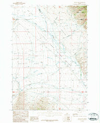 Mulkey Bar Idaho Historical topographic map, 1:24000 scale, 7.5 X 7.5 Minute, Year 1987