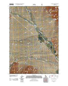 Mulkey Bar Idaho Historical topographic map, 1:24000 scale, 7.5 X 7.5 Minute, Year 2011