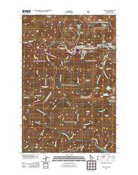 Mullan Idaho Historical topographic map, 1:24000 scale, 7.5 X 7.5 Minute, Year 2011