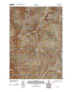 Murphy Idaho Historical topographic map, 1:24000 scale, 7.5 X 7.5 Minute, Year 2010