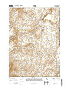 Murphy Idaho Current topographic map, 1:24000 scale, 7.5 X 7.5 Minute, Year 2013
