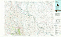 Murphy Idaho Historical topographic map, 1:100000 scale, 30 X 60 Minute, Year 1986