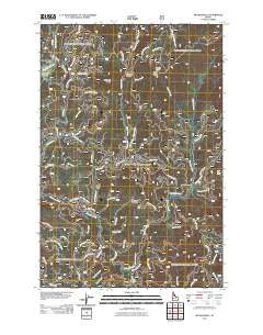 Musselshell Idaho Historical topographic map, 1:24000 scale, 7.5 X 7.5 Minute, Year 2011
