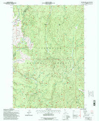 Musselshell Idaho Historical topographic map, 1:24000 scale, 7.5 X 7.5 Minute, Year 1994