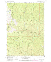 Musselshell Idaho Historical topographic map, 1:24000 scale, 7.5 X 7.5 Minute, Year 1966