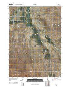 Naf Idaho Historical topographic map, 1:24000 scale, 7.5 X 7.5 Minute, Year 2010