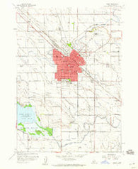 Nampa Idaho Historical topographic map, 1:24000 scale, 7.5 X 7.5 Minute, Year 1958