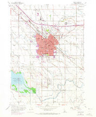 Nampa Idaho Historical topographic map, 1:24000 scale, 7.5 X 7.5 Minute, Year 1958