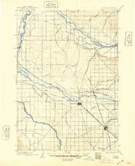 Nampa Idaho Historical topographic map, 1:125000 scale, 30 X 30 Minute, Year 1898