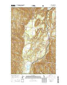 Naples Idaho Current topographic map, 1:24000 scale, 7.5 X 7.5 Minute, Year 2013