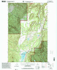 Naples Idaho Historical topographic map, 1:24000 scale, 7.5 X 7.5 Minute, Year 1996