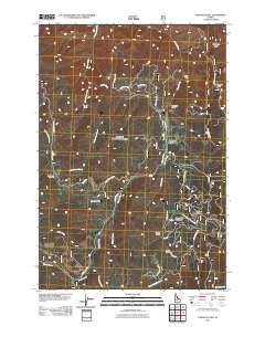 Napoleon Hill Idaho Historical topographic map, 1:24000 scale, 7.5 X 7.5 Minute, Year 2011