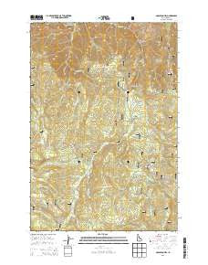 Napoleon Hill Idaho Current topographic map, 1:24000 scale, 7.5 X 7.5 Minute, Year 2013