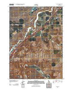 Neeley Idaho Historical topographic map, 1:24000 scale, 7.5 X 7.5 Minute, Year 2010
