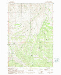 Neil Gulch Idaho Historical topographic map, 1:24000 scale, 7.5 X 7.5 Minute, Year 1987