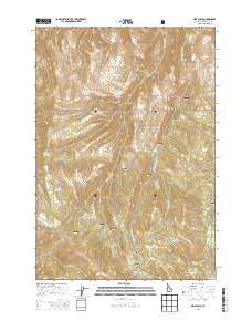 Neil Gulch Idaho Current topographic map, 1:24000 scale, 7.5 X 7.5 Minute, Year 2013