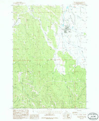 New Meadows Idaho Historical topographic map, 1:24000 scale, 7.5 X 7.5 Minute, Year 1986