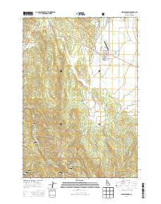 New Meadows Idaho Current topographic map, 1:24000 scale, 7.5 X 7.5 Minute, Year 2013