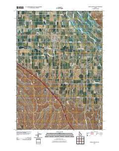New Plymouth Idaho Historical topographic map, 1:24000 scale, 7.5 X 7.5 Minute, Year 2010
