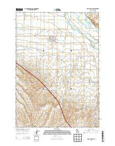 New Plymouth Idaho Current topographic map, 1:24000 scale, 7.5 X 7.5 Minute, Year 2013