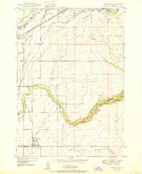 Newdale Idaho Historical topographic map, 1:24000 scale, 7.5 X 7.5 Minute, Year 1950