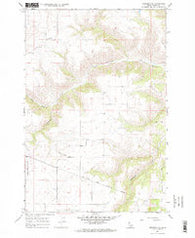Nezperce SE Idaho Historical topographic map, 1:24000 scale, 7.5 X 7.5 Minute, Year 1967