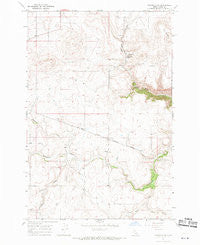 Nezperce SW Idaho Historical topographic map, 1:24000 scale, 7.5 X 7.5 Minute, Year 1967