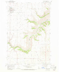 Nezperce Idaho Historical topographic map, 1:24000 scale, 7.5 X 7.5 Minute, Year 1967