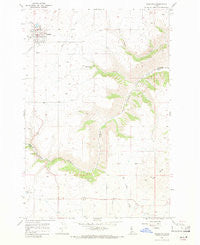 Nezperce Idaho Historical topographic map, 1:24000 scale, 7.5 X 7.5 Minute, Year 1967