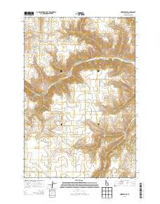 Nezperce SE Idaho Current topographic map, 1:24000 scale, 7.5 X 7.5 Minute, Year 2013