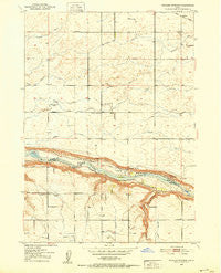 Niagara Springs Idaho Historical topographic map, 1:24000 scale, 7.5 X 7.5 Minute, Year 1950