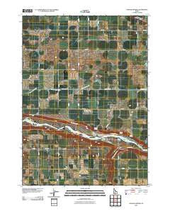 Niagara Springs Idaho Historical topographic map, 1:24000 scale, 7.5 X 7.5 Minute, Year 2010