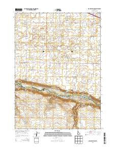 Niagara Springs Idaho Current topographic map, 1:24000 scale, 7.5 X 7.5 Minute, Year 2013