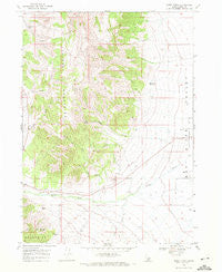 Nibbs Creek Idaho Historical topographic map, 1:24000 scale, 7.5 X 7.5 Minute, Year 1968