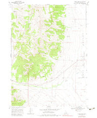 Nibbs Creek Idaho Historical topographic map, 1:24000 scale, 7.5 X 7.5 Minute, Year 1968
