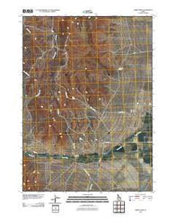 Nibbs Creek Idaho Historical topographic map, 1:24000 scale, 7.5 X 7.5 Minute, Year 2010
