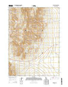 Nibbs Creek Idaho Current topographic map, 1:24000 scale, 7.5 X 7.5 Minute, Year 2013