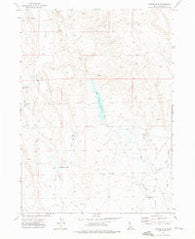 Nichol Flat Idaho Historical topographic map, 1:24000 scale, 7.5 X 7.5 Minute, Year 1972