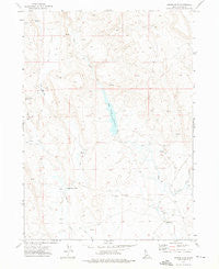 Nichol Flat Idaho Historical topographic map, 1:24000 scale, 7.5 X 7.5 Minute, Year 1972