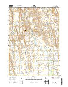 Nichol Flat Idaho Current topographic map, 1:24000 scale, 7.5 X 7.5 Minute, Year 2013