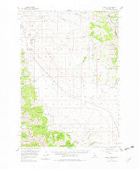 Nicholia Idaho Historical topographic map, 1:62500 scale, 15 X 15 Minute, Year 1956