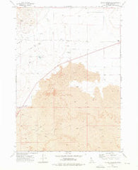Nichols Reservoir Idaho Historical topographic map, 1:24000 scale, 7.5 X 7.5 Minute, Year 1972