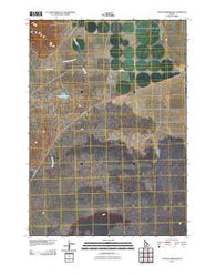 Nichols Reservoir Idaho Historical topographic map, 1:24000 scale, 7.5 X 7.5 Minute, Year 2010